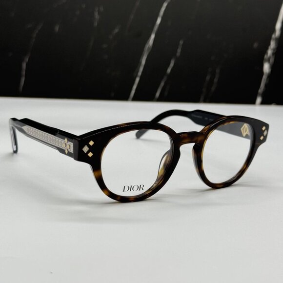 NEW CD DIAMONDO R1I 2000 DIOR EYEGLASSES DARK HAVANA EYEWEAR DIOR - Picture 6 of 12